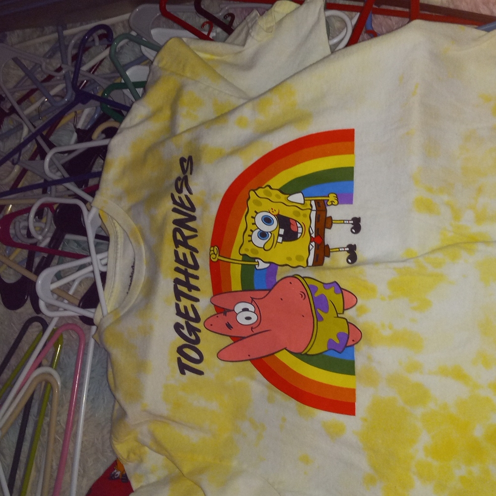 Sponge Bob croped t